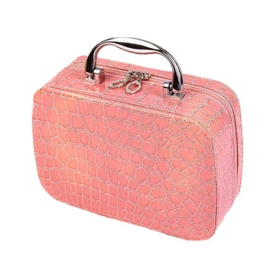 Pink Cosmetic Case Makeup Storage Box 