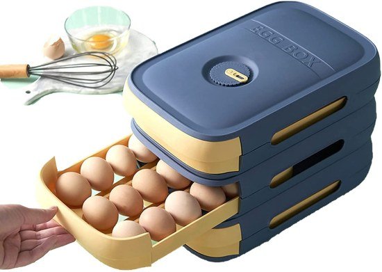 Egg Storage Drawer Box 