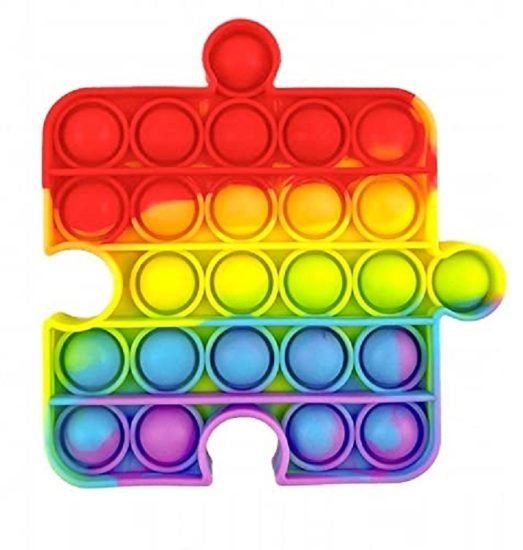 Puzzle Fidget Pop it Rainbow Toy 