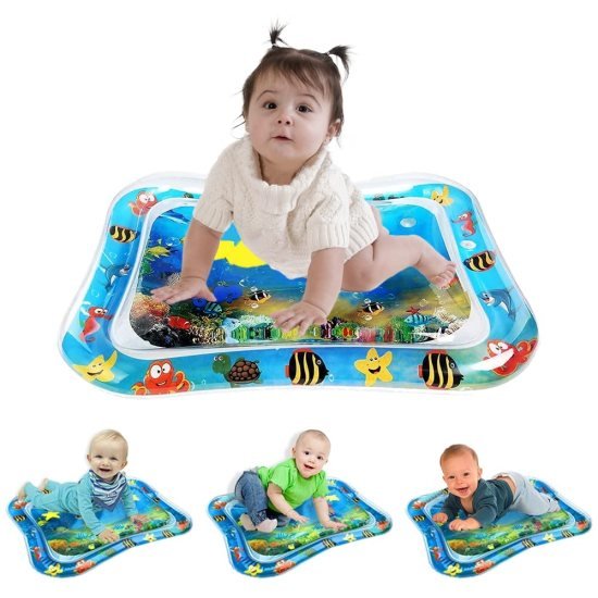 Tummy time Baby Play Water Mat slapped 
