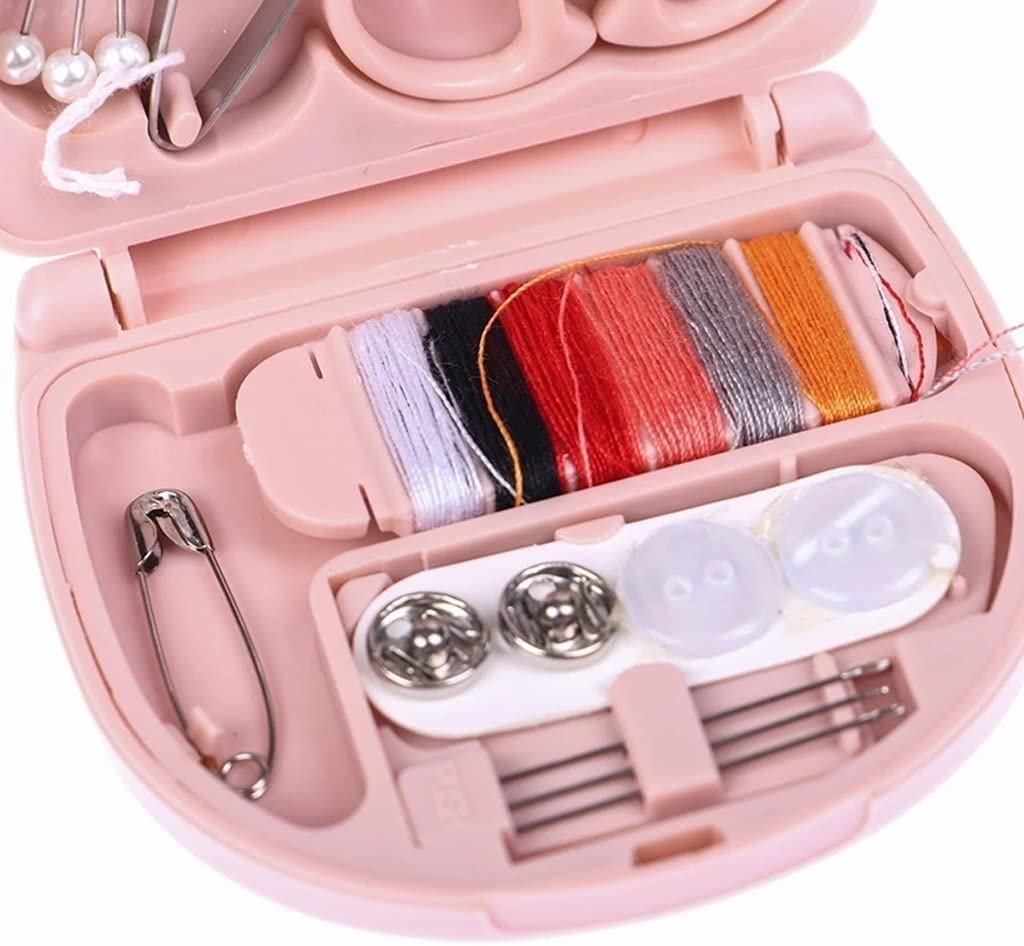 Travel Sewing Kit for Adults and Kids – Beginner Sewing Products Set with  Sewing Needles Multicolored Sewing Thread, and other Sewing Supplies