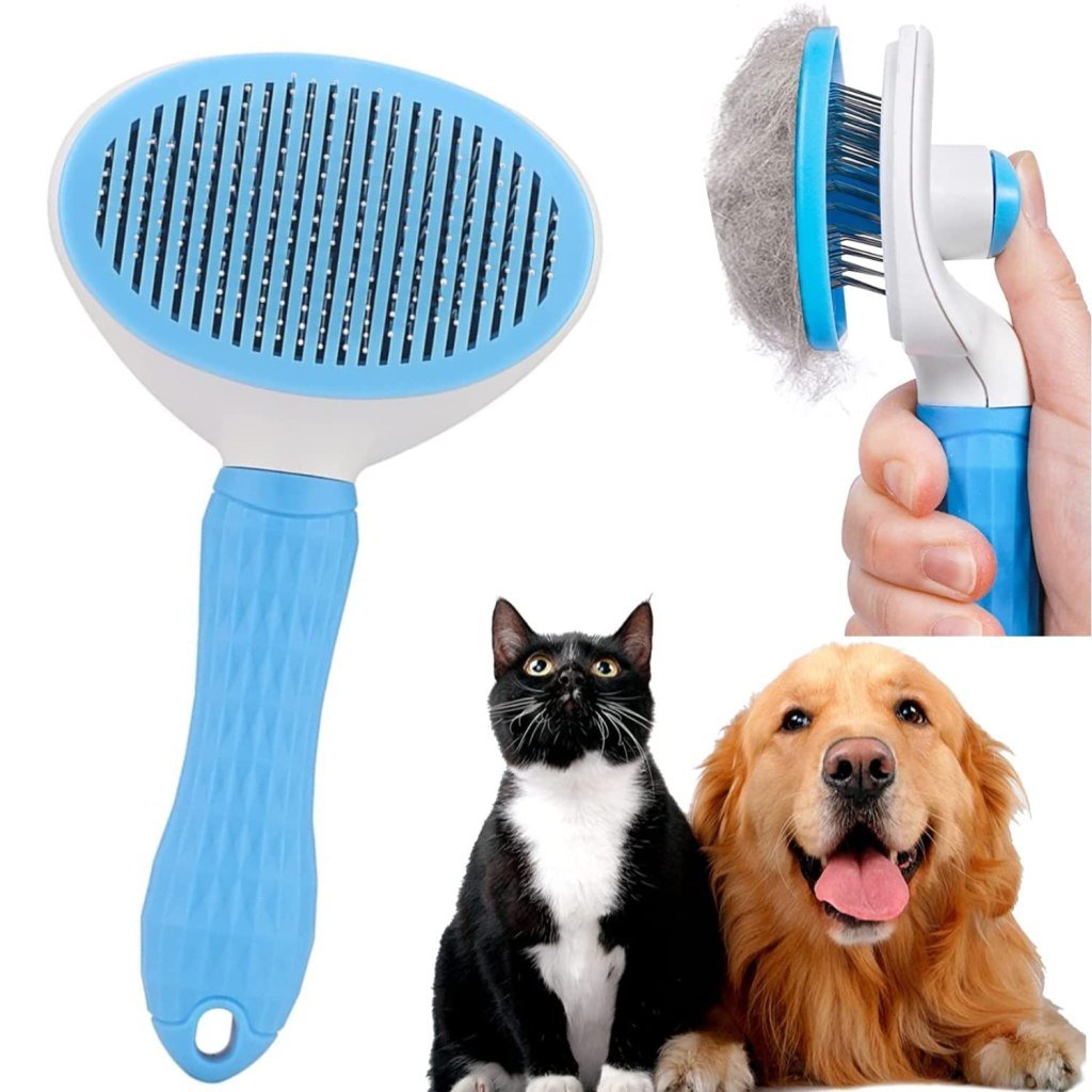 Pet Bathing Cleaning Supplies For Dogs Dog Hair Removal Comb - Temu