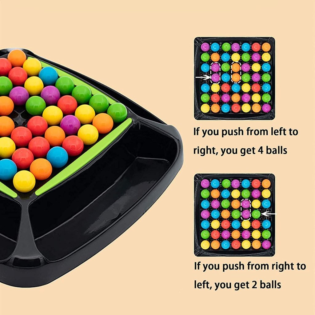 Rainbow Ball Chess Board Game, Game for Kids Puzzle Magic Rainbow Ball ...