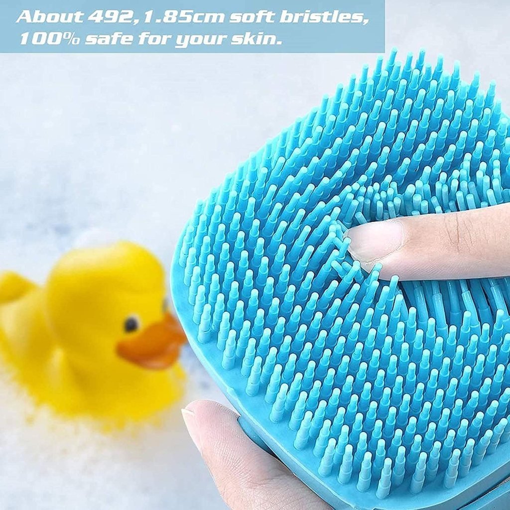 Body Bath Brush Silicone Soft Cleaning Bath Body Brush Skin Massager For  Shower