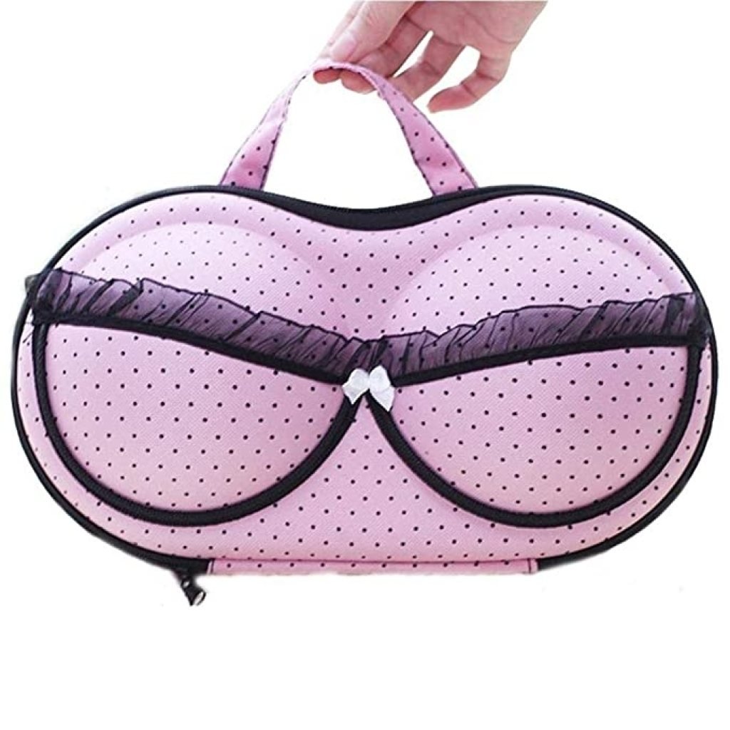 New Style Bra Storage Bag, Portable Eva Underwear Organizer For Travel,  Delicate Girls' Lingerie Case, 1pc/Pack