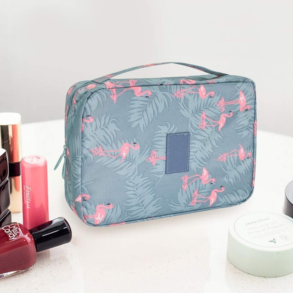 Travel Portable Cosmetic Makeup Organizer Travelling Storage Bag for ...