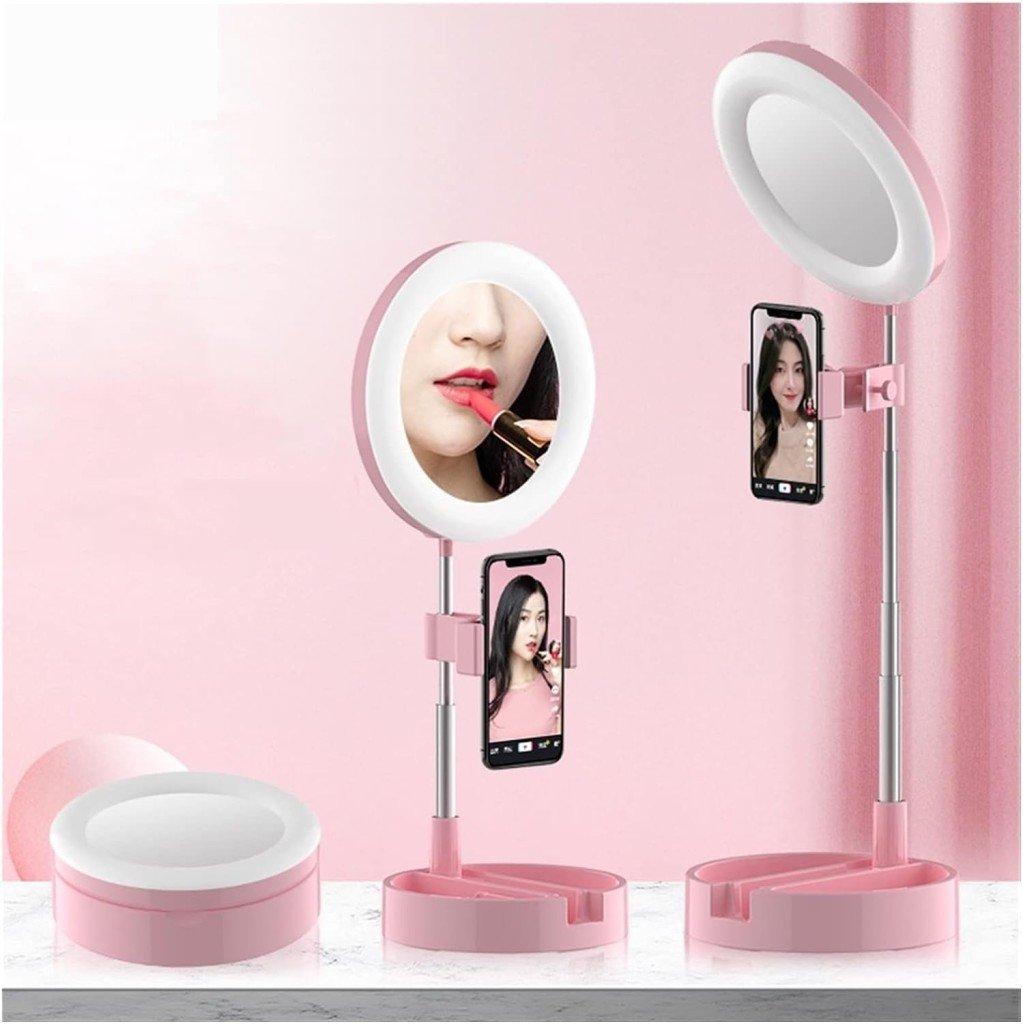 12 Inch Ring Light Mirror Stand Remote | Socialite Lighting