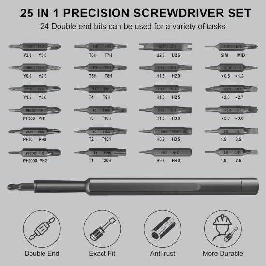 24 in 1 Screwdriver Set Automotive