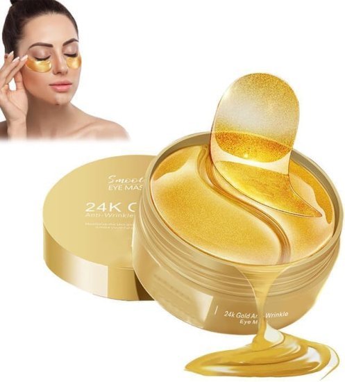 24K Gold Under Eye Patches Health and Personal Care