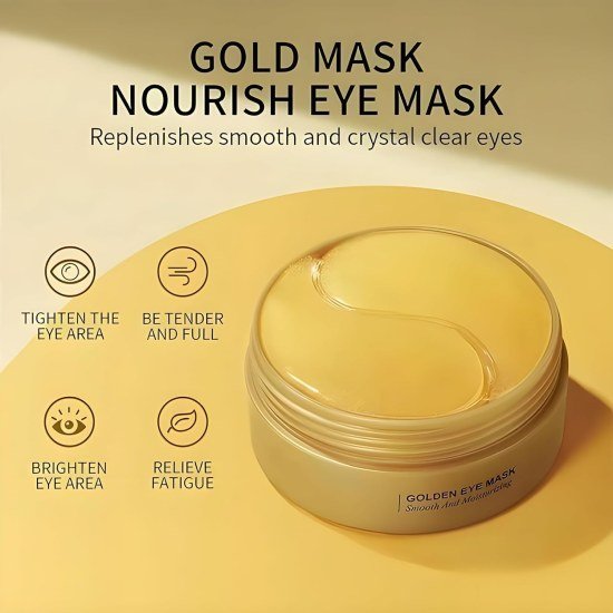 24K Gold Under Eye Patches Personal Care