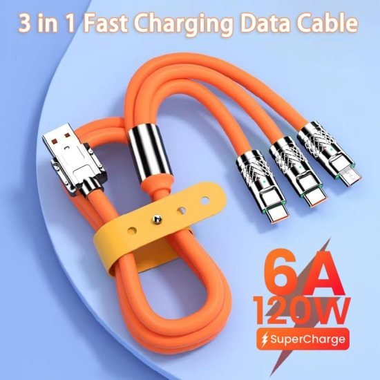 3 in 1 Charging Cable  Mobile Accessories