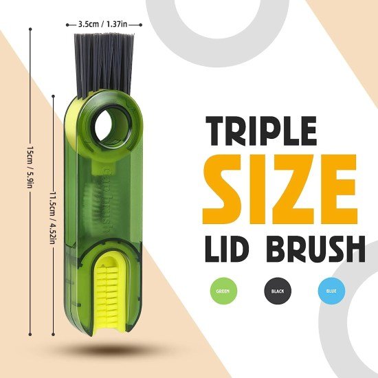 3 in 1 Bottle brush Gap Cleaner Cleaning Accessories