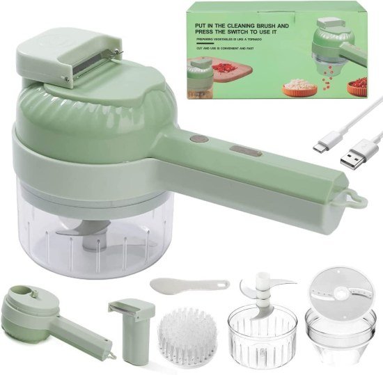 4 In 1 Electric Vegetable Cutter Kitchenware