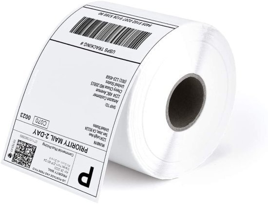 4x6 PVC Waterproof Thermal Roll 400 Label 