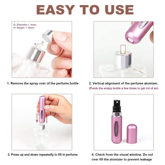 5 ml Mini Perfume Spray Bottle Beauty Products