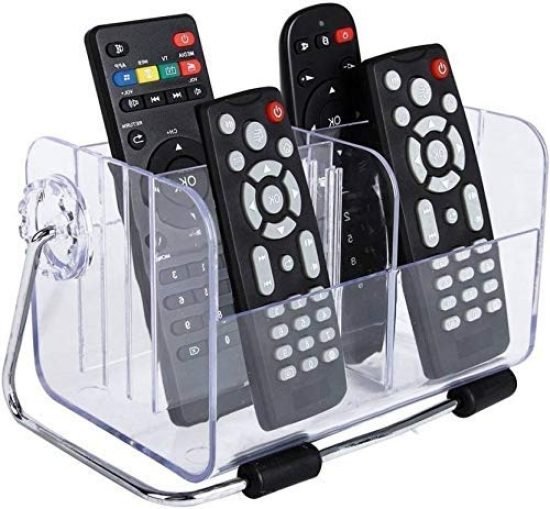 6 Slot Acrylic Desktop Remote Holder Office & Stationery