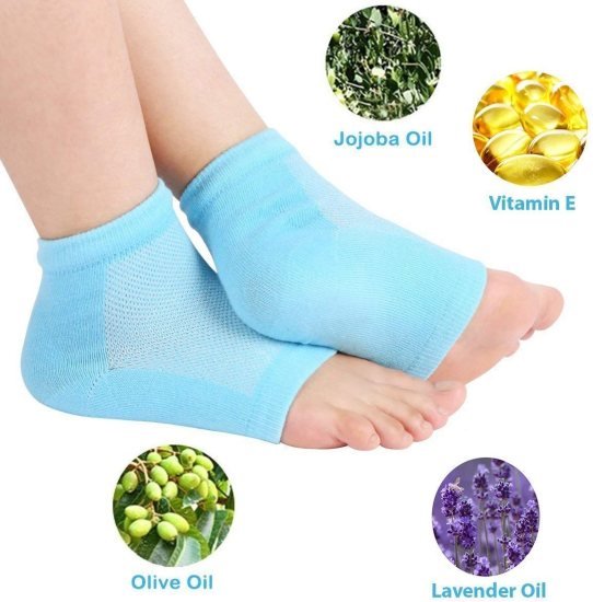 Ankle Gel Socks Half Heel Personal Care