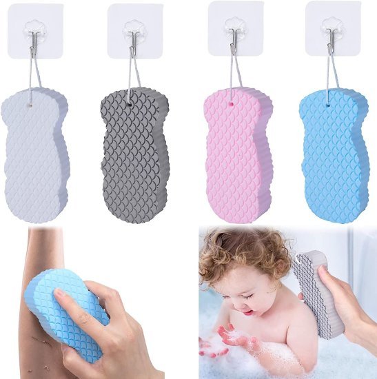 Baby Bath Sponge Painless Health and Personal Care