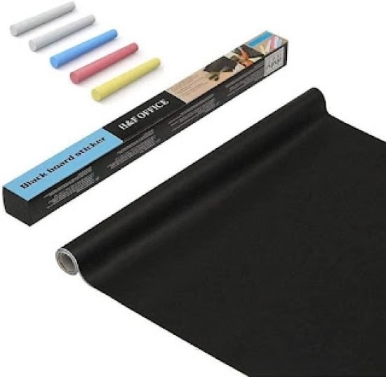 60x200 cm Black Board Sticker  Office & Stationery