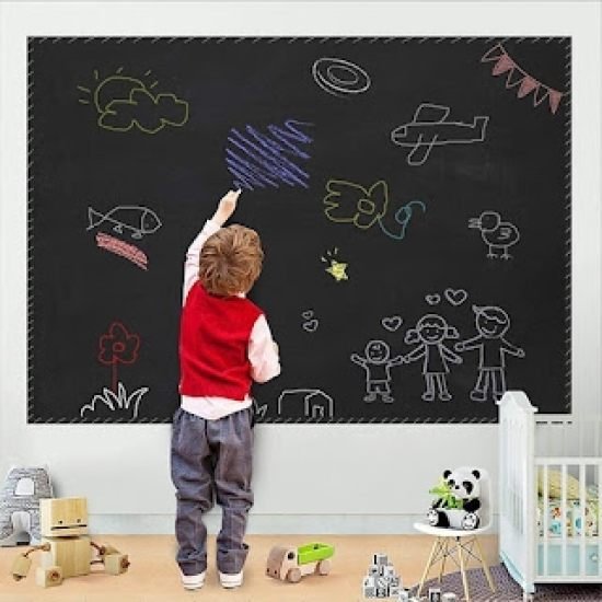 60x200 cm Black Board Sticker  Office & Stationery