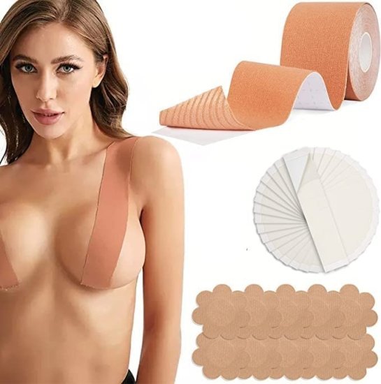 Boob Tape with 10 Nipple Cover Personal Care