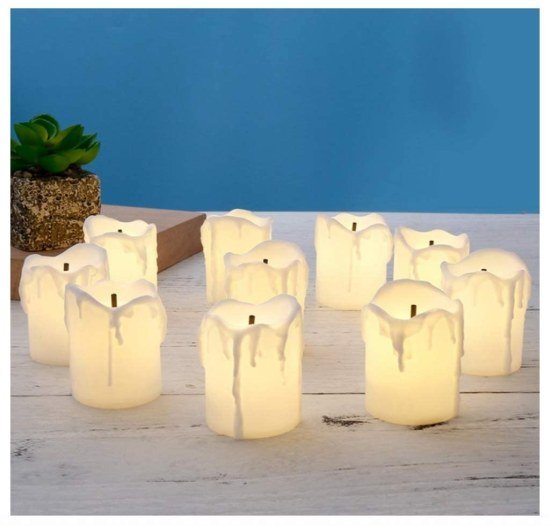 Candle Led Light Battery Operated 1 pcs Home Improvement