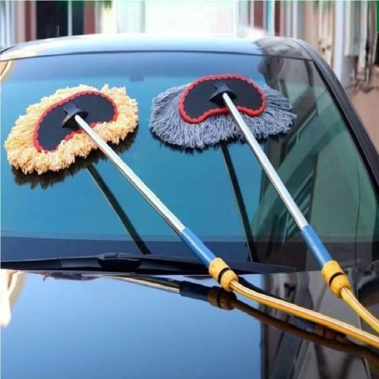 Car Washer Mop With Water Pipe Connector Cleaning Accessories