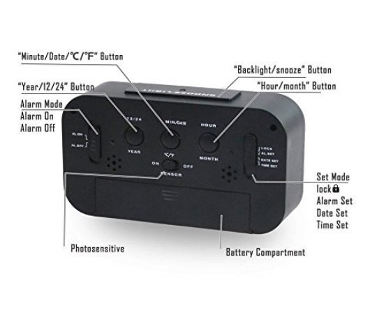 Digital Alarm Clock Home Improvement