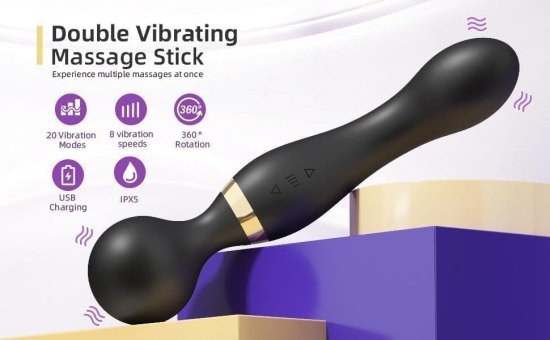 Double Vibration Body Massager Massager