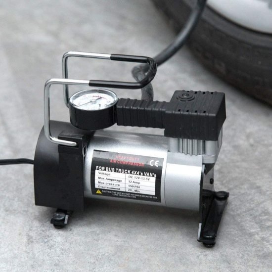 Electric Air Compressor Inflator Pump Automotive