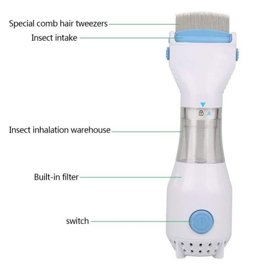 Electrical V Comb Head Lice Remover Beauty Products