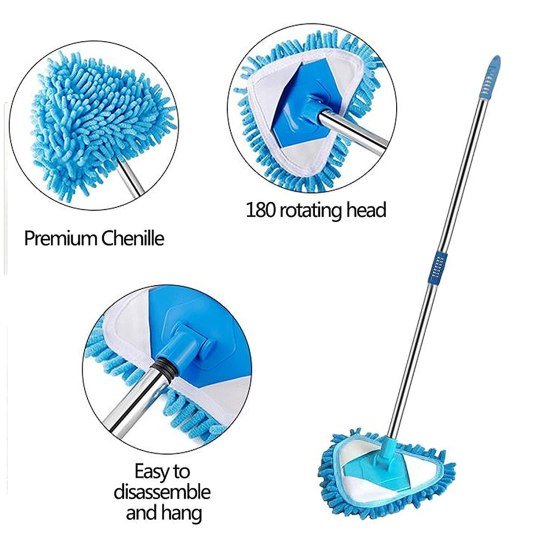 Triangle Mop Steel rod Cleaning Accessories