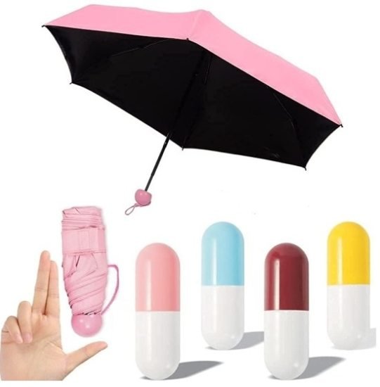 Foldable Mini Capsule Umbrella  Garden and Outdoor