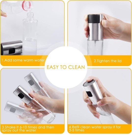 Glass Oil Spray Bottle Dispenser  Kitchenware