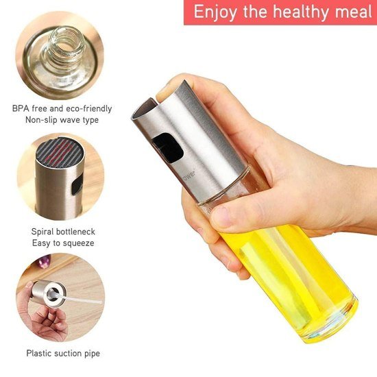 Glass Oil Spray Bottle Dispenser  Kitchenware