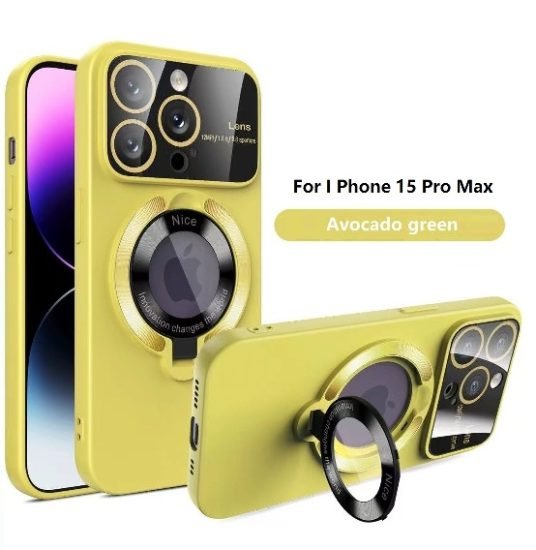 Golden iPhone 15 Pro Max Mobile Cover Mobile Accessories