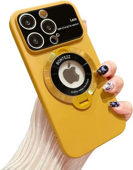 Golden iPhone 15 Pro Max Mobile Cover Mobile Accessories