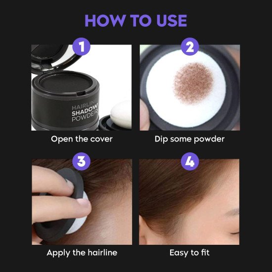 Hair Line Powder Black Personal Care