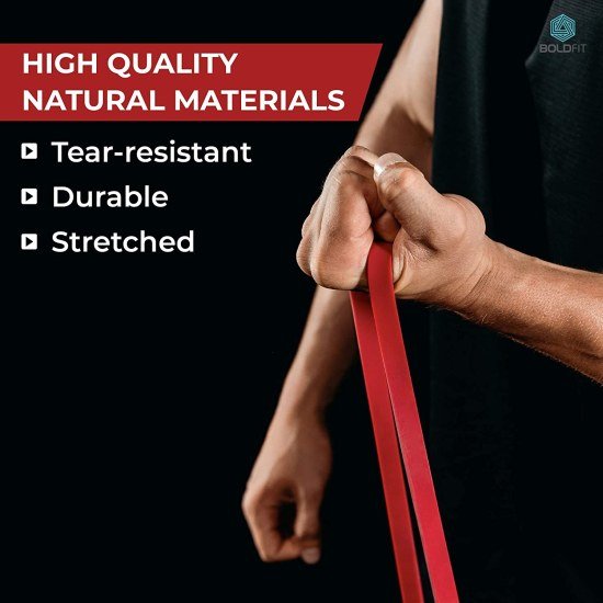 Red Heavy Resistance Pull Up Band  Gym accessories