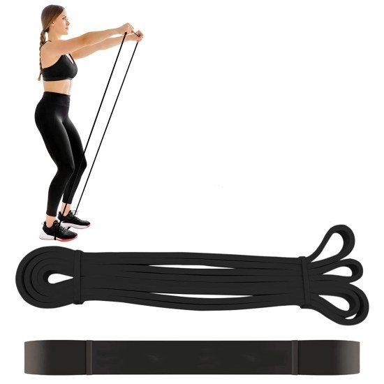 Black Heavy Resistance Pull Up Band  Gym accessories