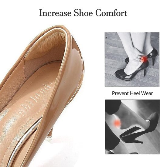 Heel Liner Grips Cushions Inserts for Loose Shoes Shoe Insoles 1 Pair Personal Care