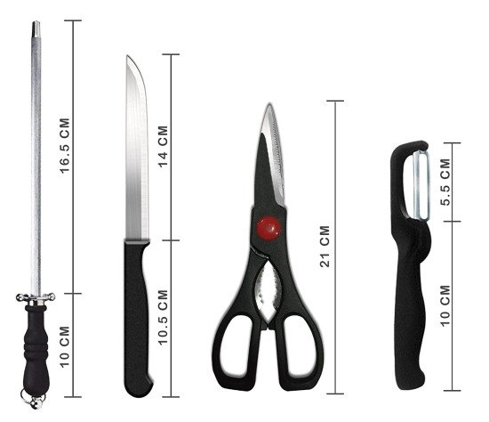 8 Piece knife Set  Stainless Steel Kitchenware