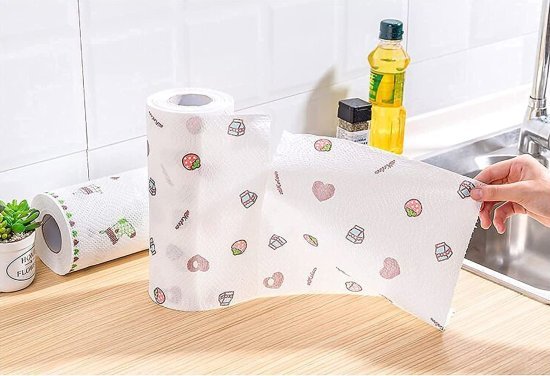 Kitchen Tissue Roll Reusable and Washable Kitchenware