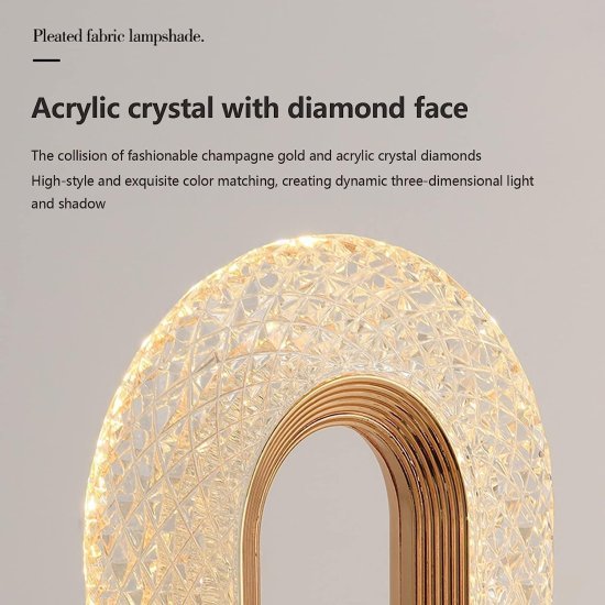 Oval Crystal Lamp Home Improvement