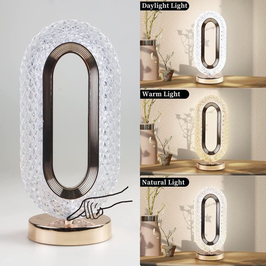 Oval Crystal Lamp Home Improvement