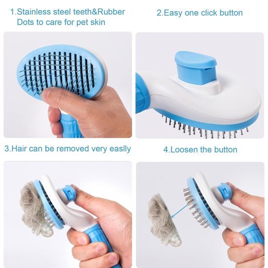 Pet Hair Remover Comb Cleaning Accessories