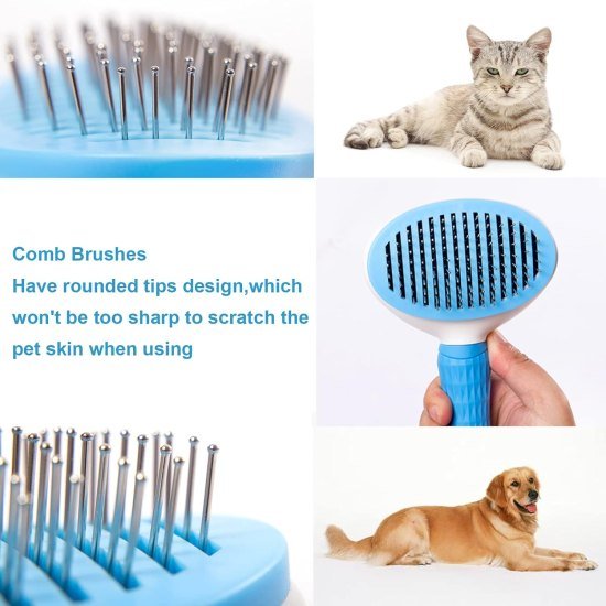 Pet Hair Remover Comb Cleaning Accessories