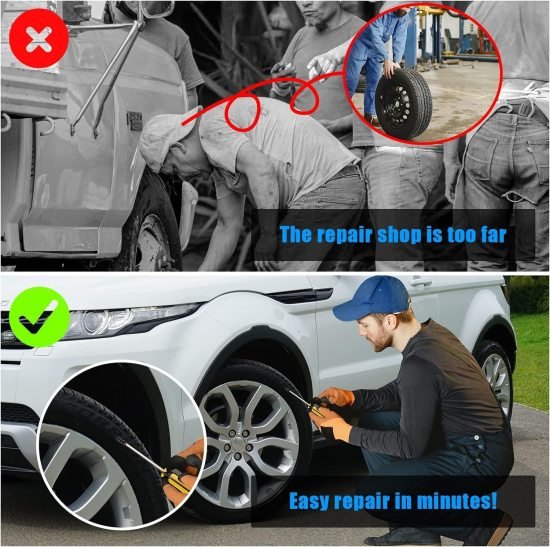 1 pcs Puncher Screw Vacuum Car Tyre Repair Nail Outdoor