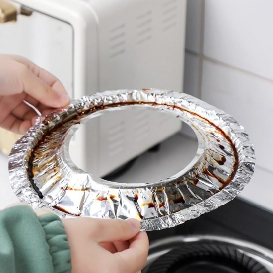 Round Aluminium Foil Stove Burner Cover  Kitchenware