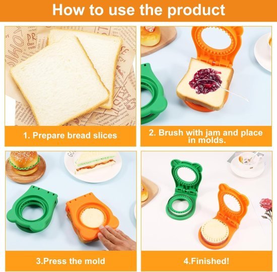 Round Sandwich Cutter and Sealer Home & Kitchen